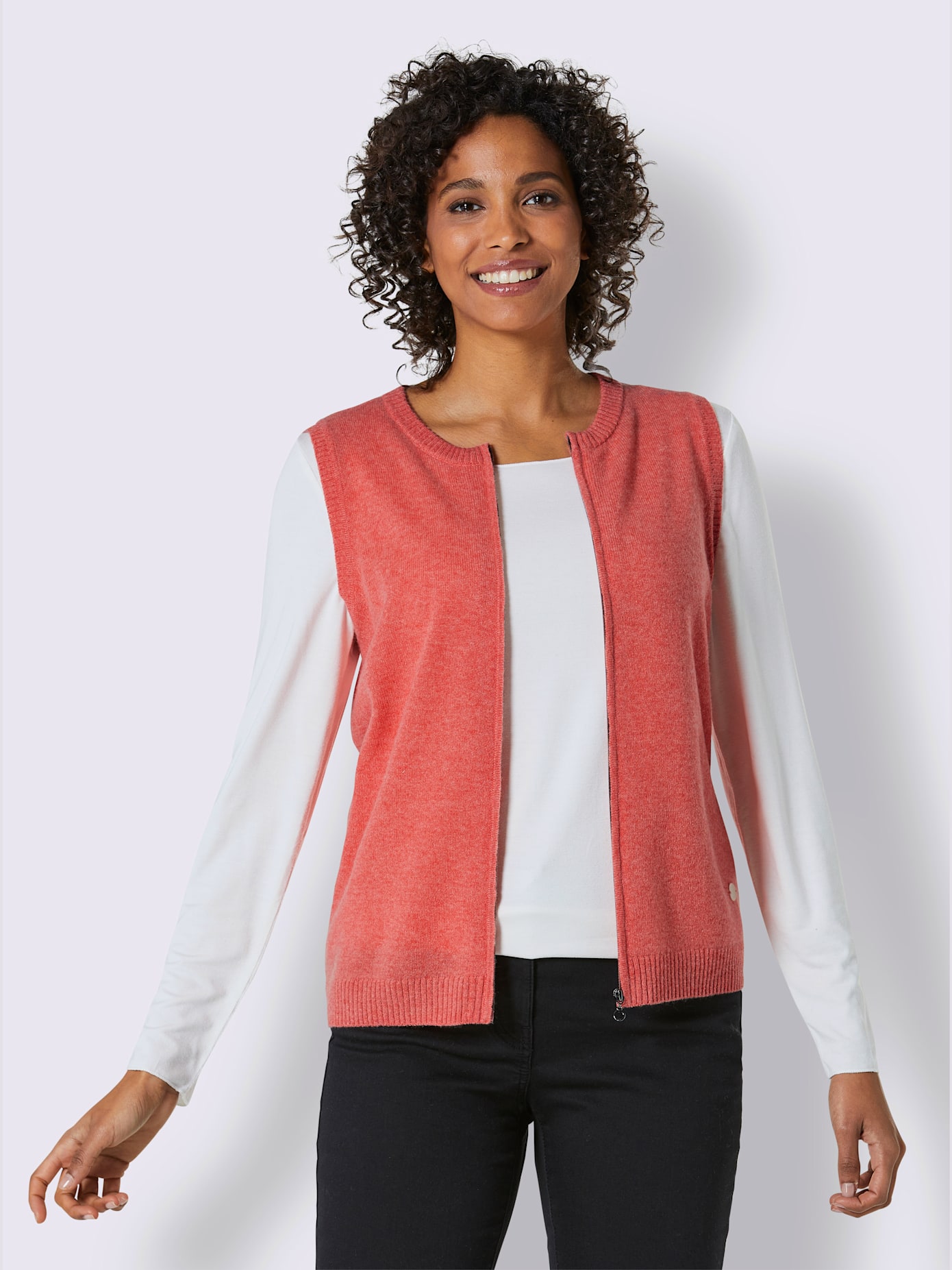 Gilet tricot en cachemire pur cachemire