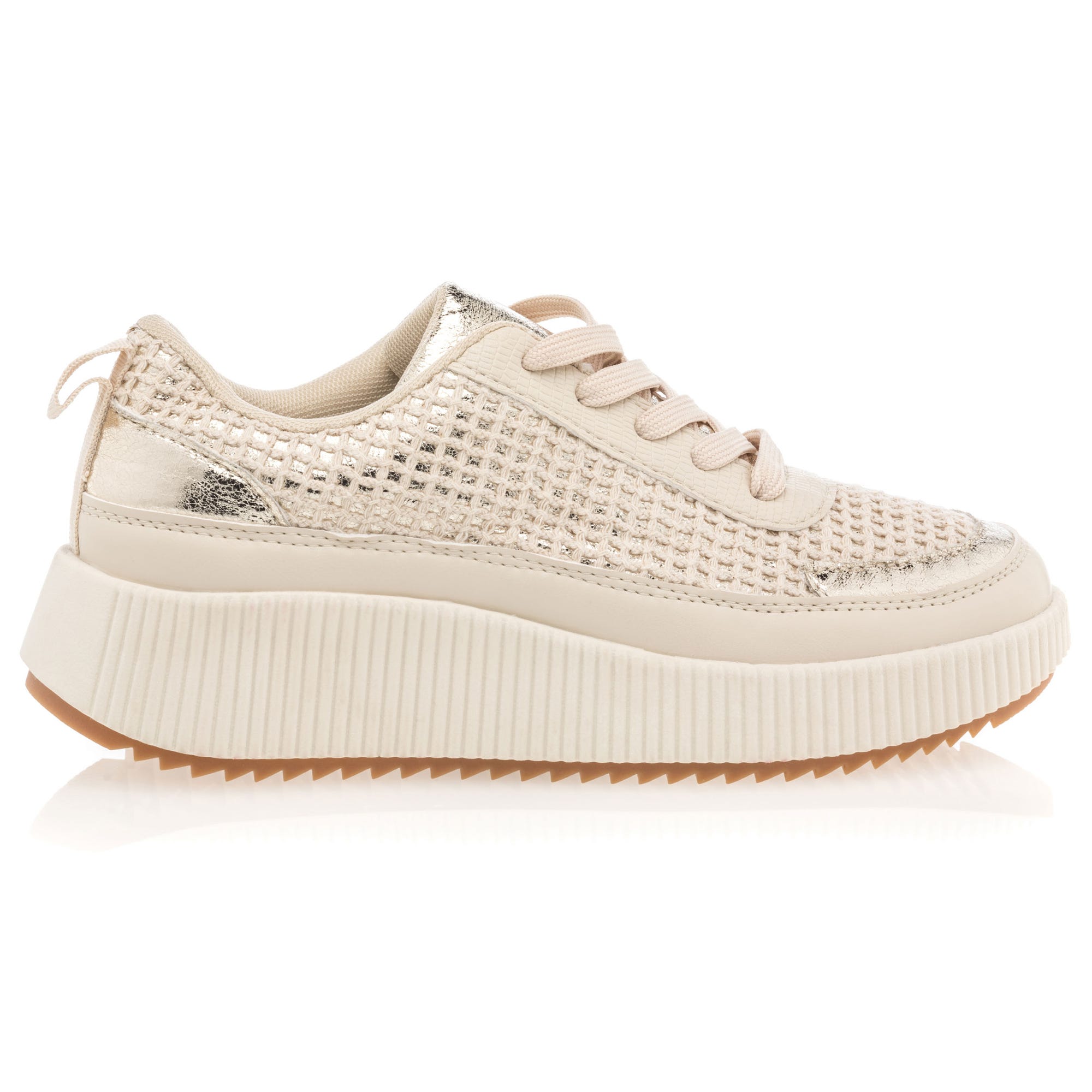Baskets basses Femme beige