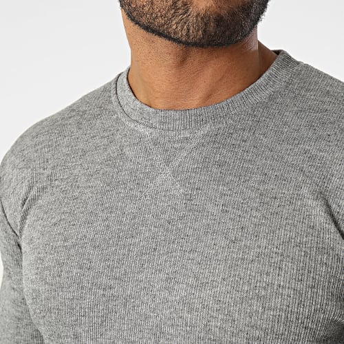 Tee Shirt Manches Longues Gris