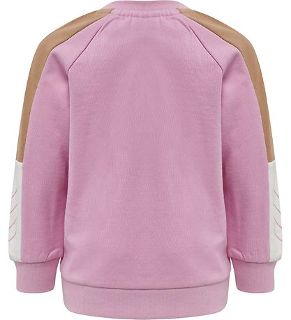 Hummel Sweatshirt - hmlAnju - Pink/Braun