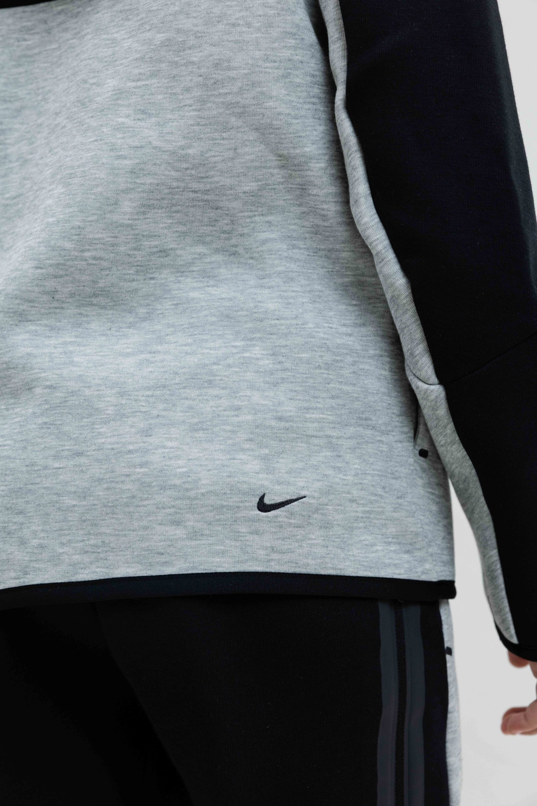 Nike Tech Fleece Trainingspak Kids Grijs/Zwart