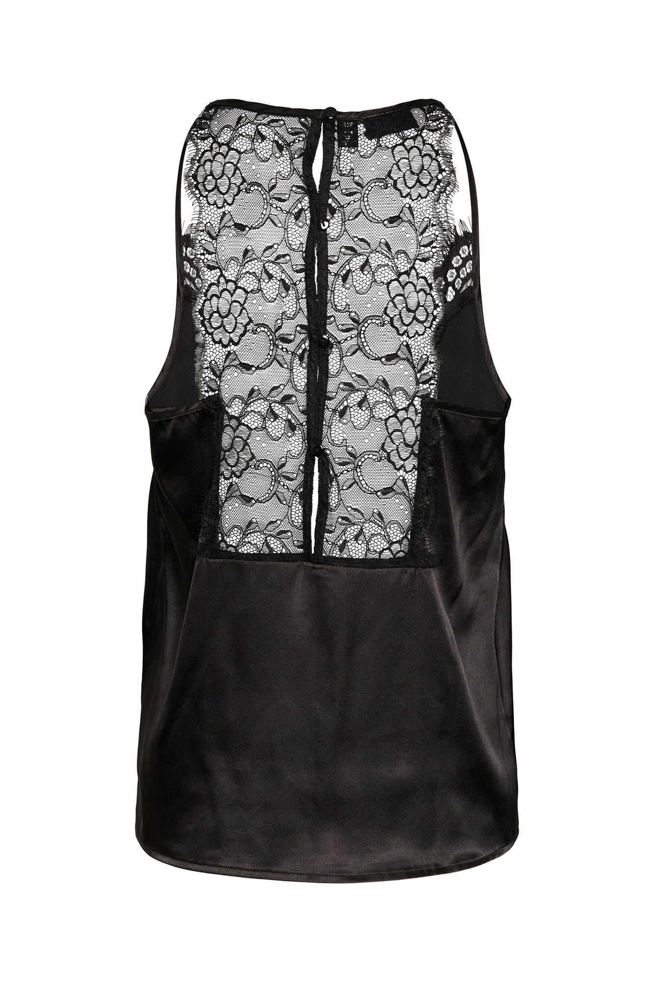 Blusa com decote com amarração.