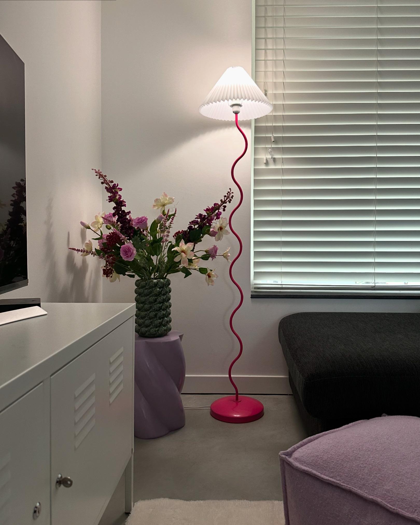 Staande lamp JIKAWO Metaal Roze