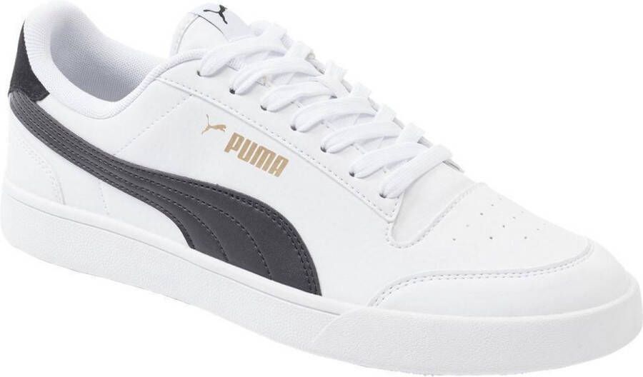 PUMA Schuhe Low Shuffle 309668 White- Black- Team Gold