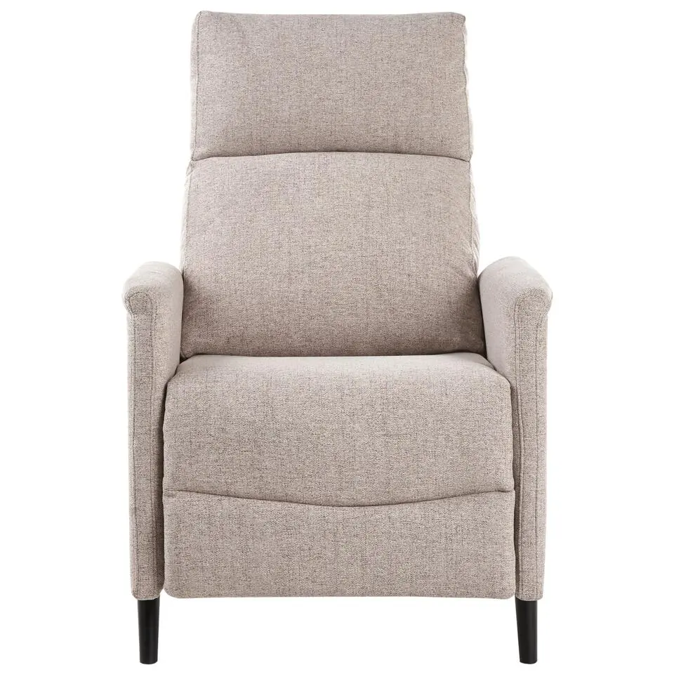 SELVIK - Relaxfauteuil - Taupe - Stof