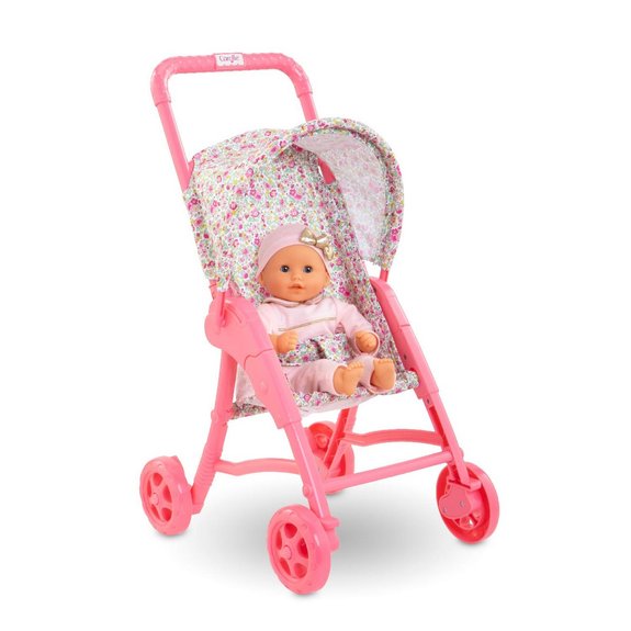 Poussette fleurie Mon premier poupon 30 cm