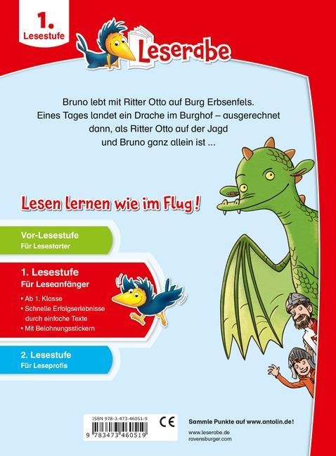 Ein Drache auf Burg Erbsenfels - Leserabe ab 1. Klasse - Erstlesebuch für Kinder ab 6 Jahren
