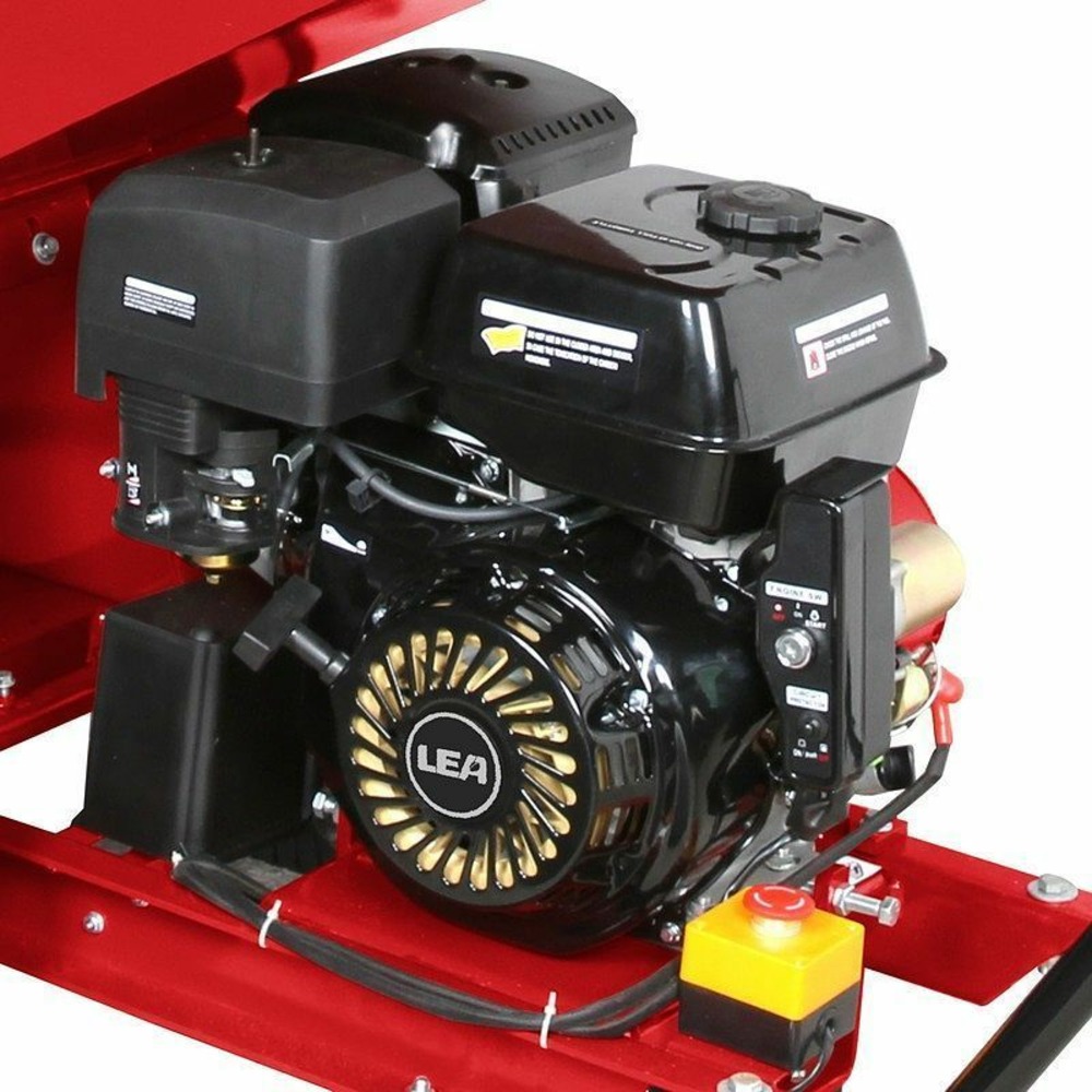 Broyeur déchiqueteur de branches 100 mm moteur puissant 15cv le56420-100 lea