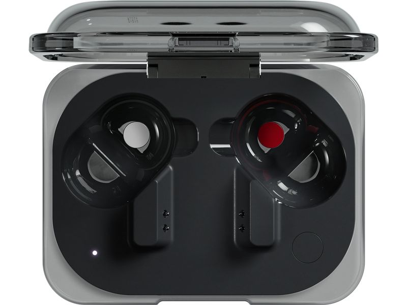 Nothing Ear Wireless In-Ear-Kopfhörer Ear (a) 3.Gen. Schwar Transparente In-Ear-Kopfhörer mit aktiver Geräuschunterdrückung