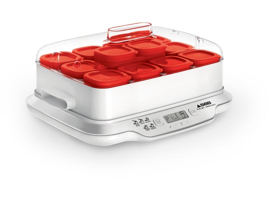 SEB - Yaourtière Multidelices Express 12 pots Rouge