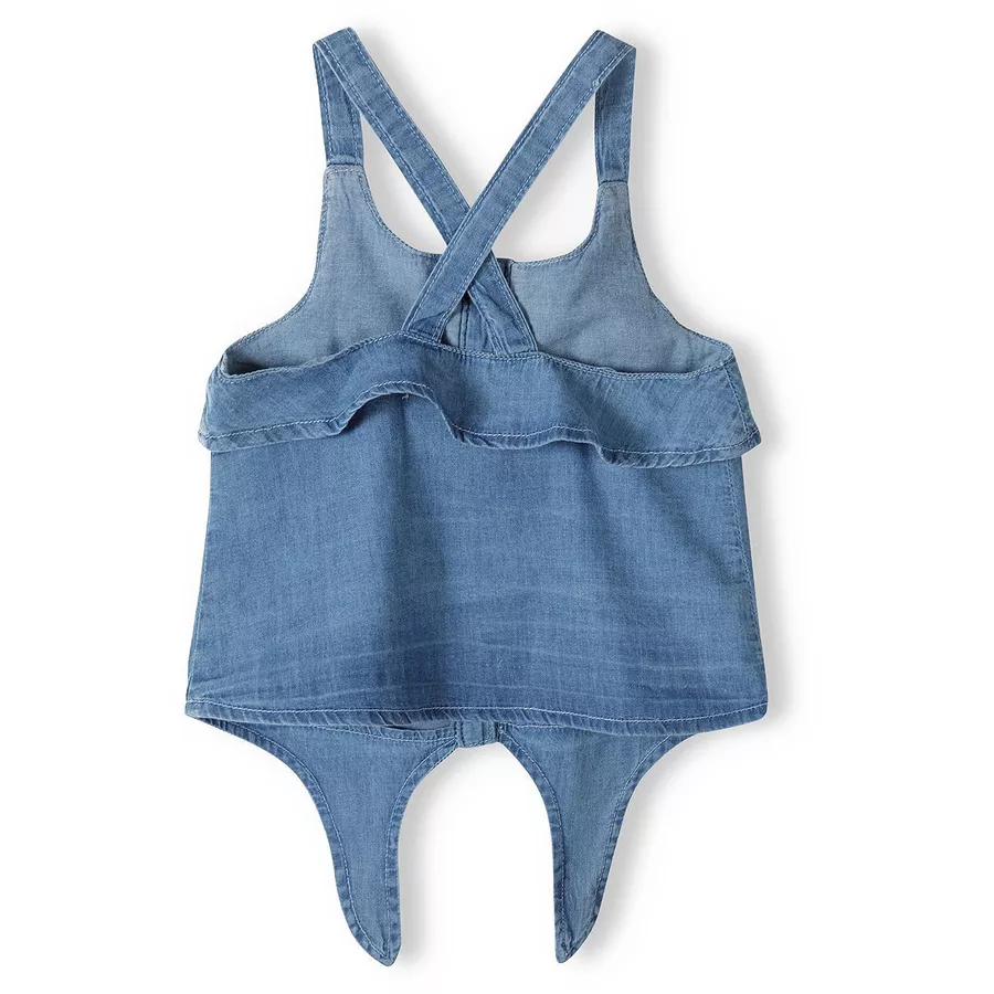 MINOTI Top und Shorts im Set Denim-Blau