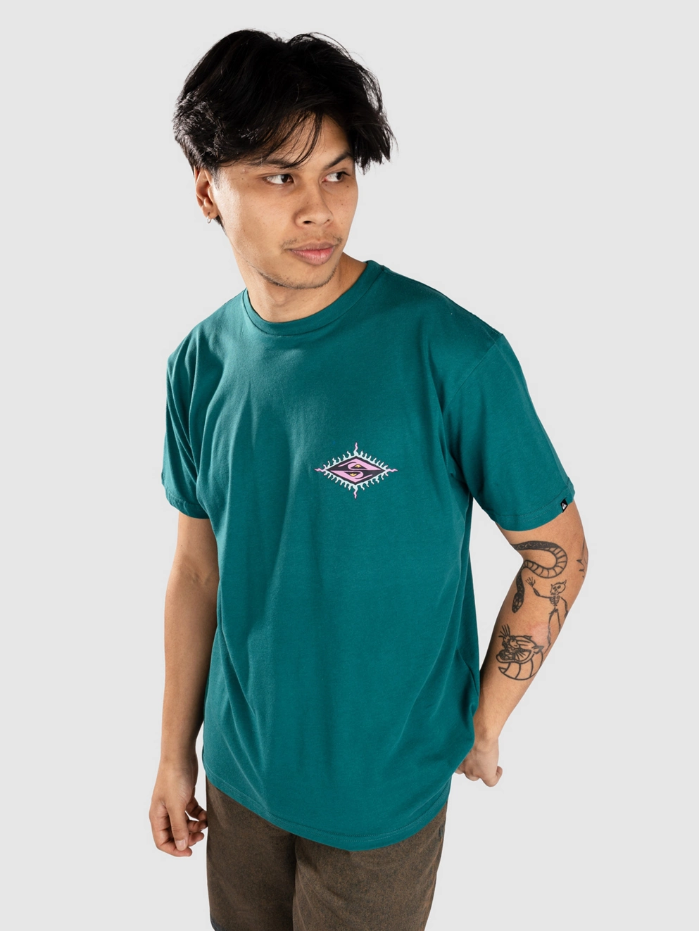 Quiksilver Ev Beach Blast T-Shirt teal green