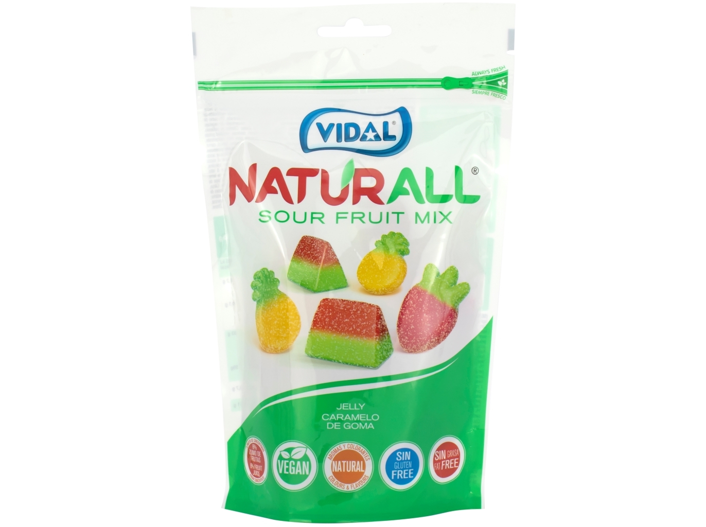 GOMAS VIDAL MIX FRUTAS ÁCIDAS 180G