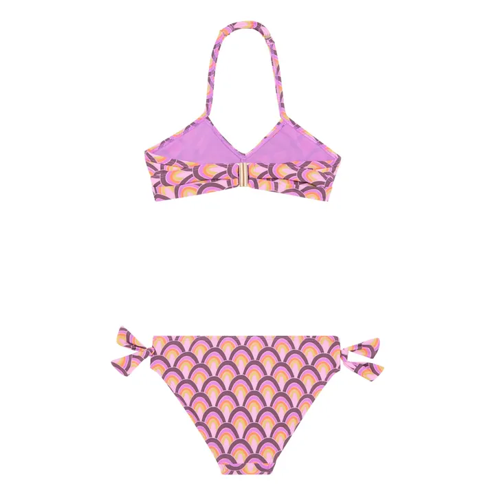 Beachlife Maillot 2 Pièces Croisé Arc-en-ciel | Violet
