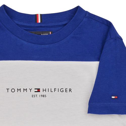 Tommy Hilfiger - ESSENTIAL COLORBLOCK TEE S/S - Marine
