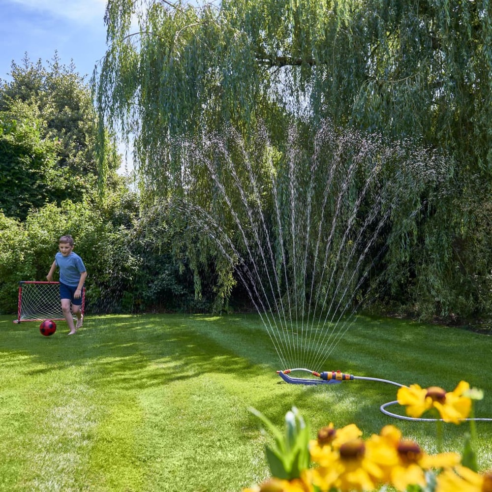 Arroseur de jardin oscillant rectangulaire aquasave pro 220 m²