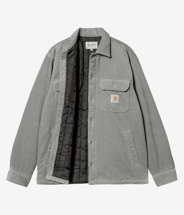 Carhartt WIP Whitsome Corduroy Shirt Jacke (misty grey)
