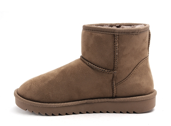 Dockers boots bottine plates femme 49il305 marron