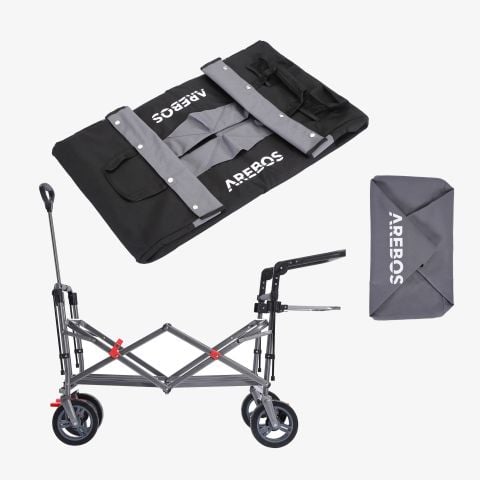 Bollerwagen mit Dach Premium