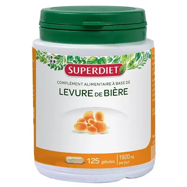 Superdiet Levedura de Cerveja 125 cápsulas