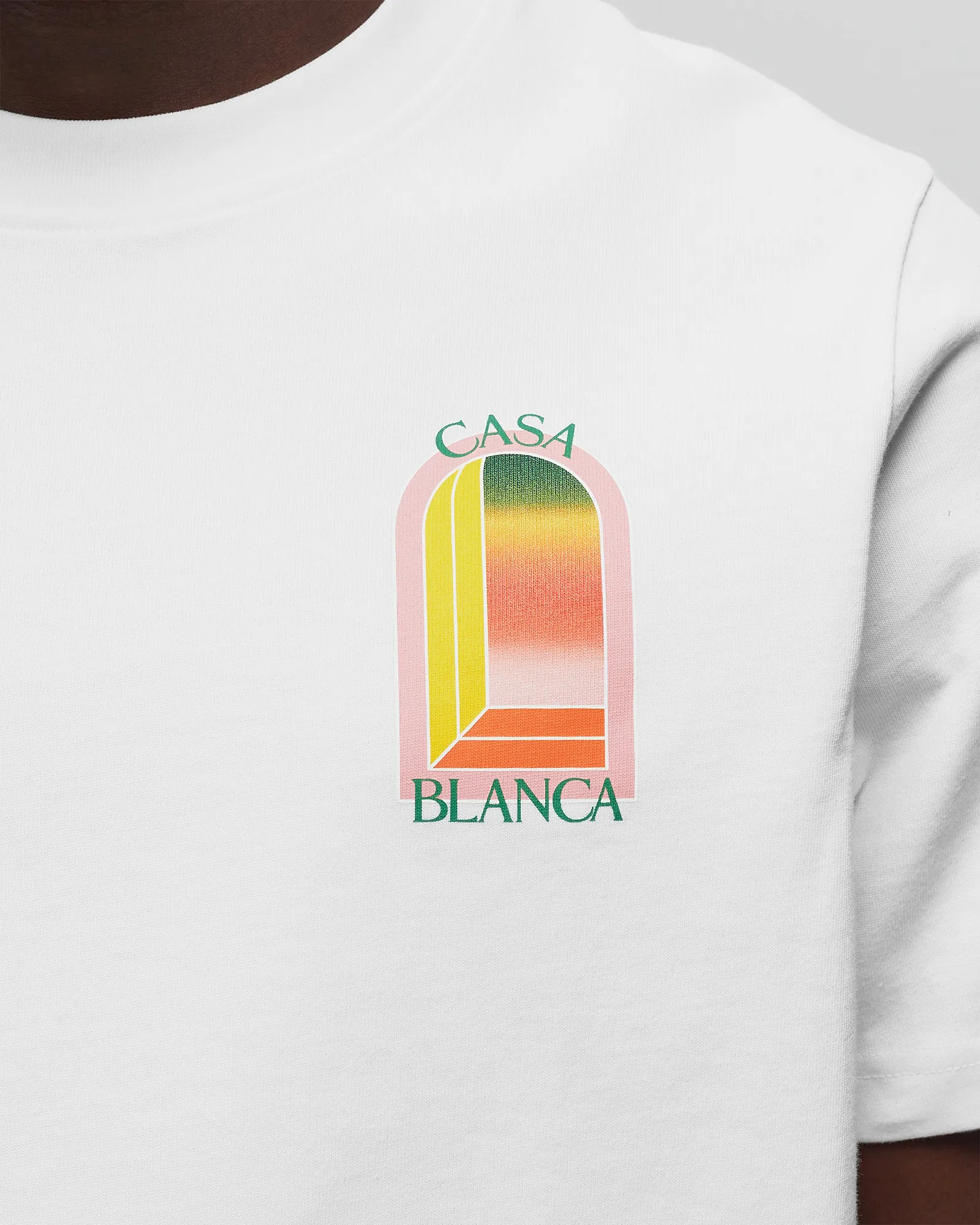 Casablanca GRADIENT ARCH LOGO PRINTED T-SHIRT