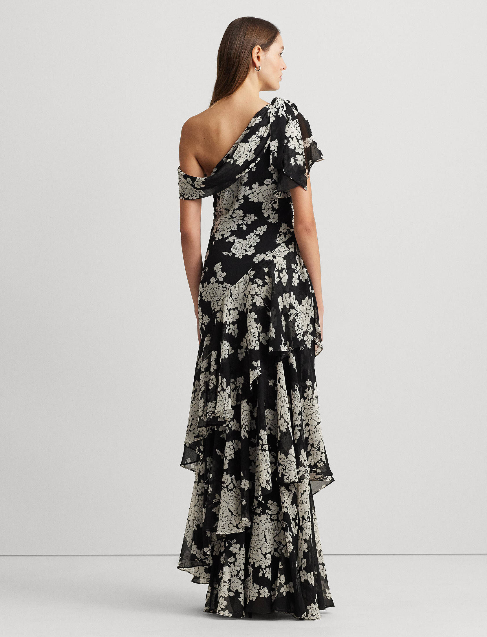 Lauren Ralph Lauren| Damen Abendkleid aus Knittergeorgette