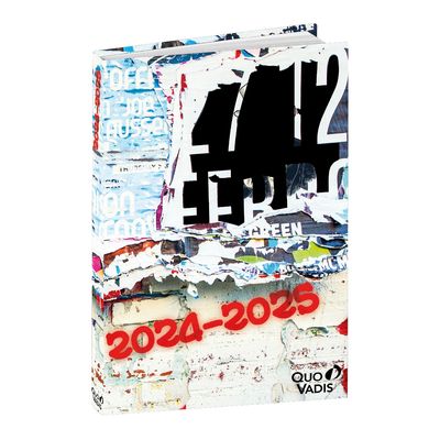 Agenda Graffiti - 1 jour par page - 12 x 17 cm - différents modèles disponibles - Quo Vadis