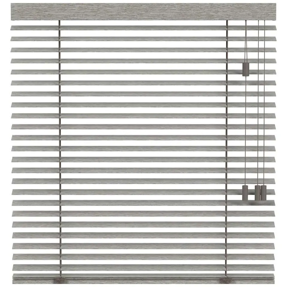 Fenstr houten jaloezie Oslo 50mm - grijs eiken (20901)