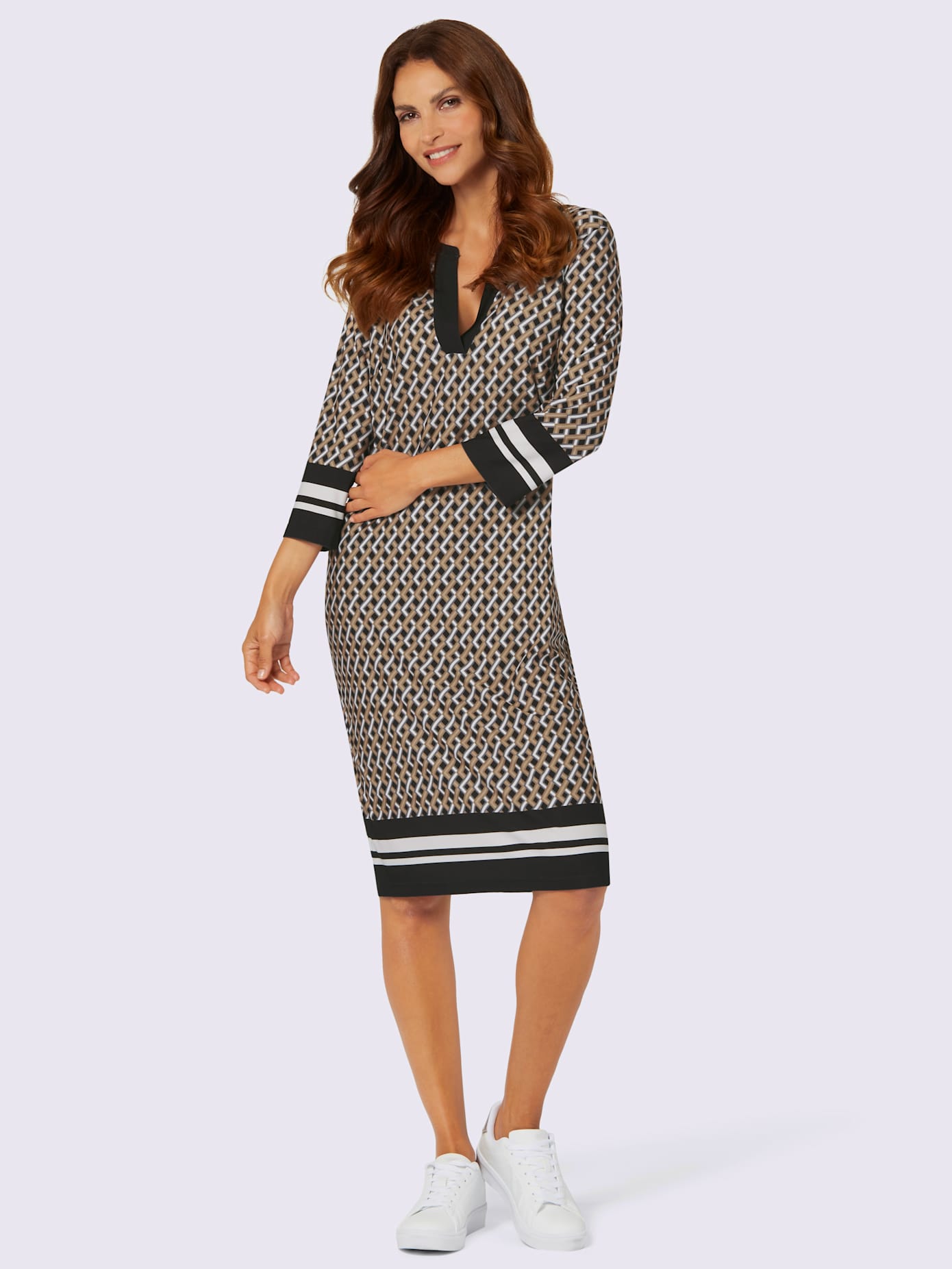 Robe en jersey coupe affinante