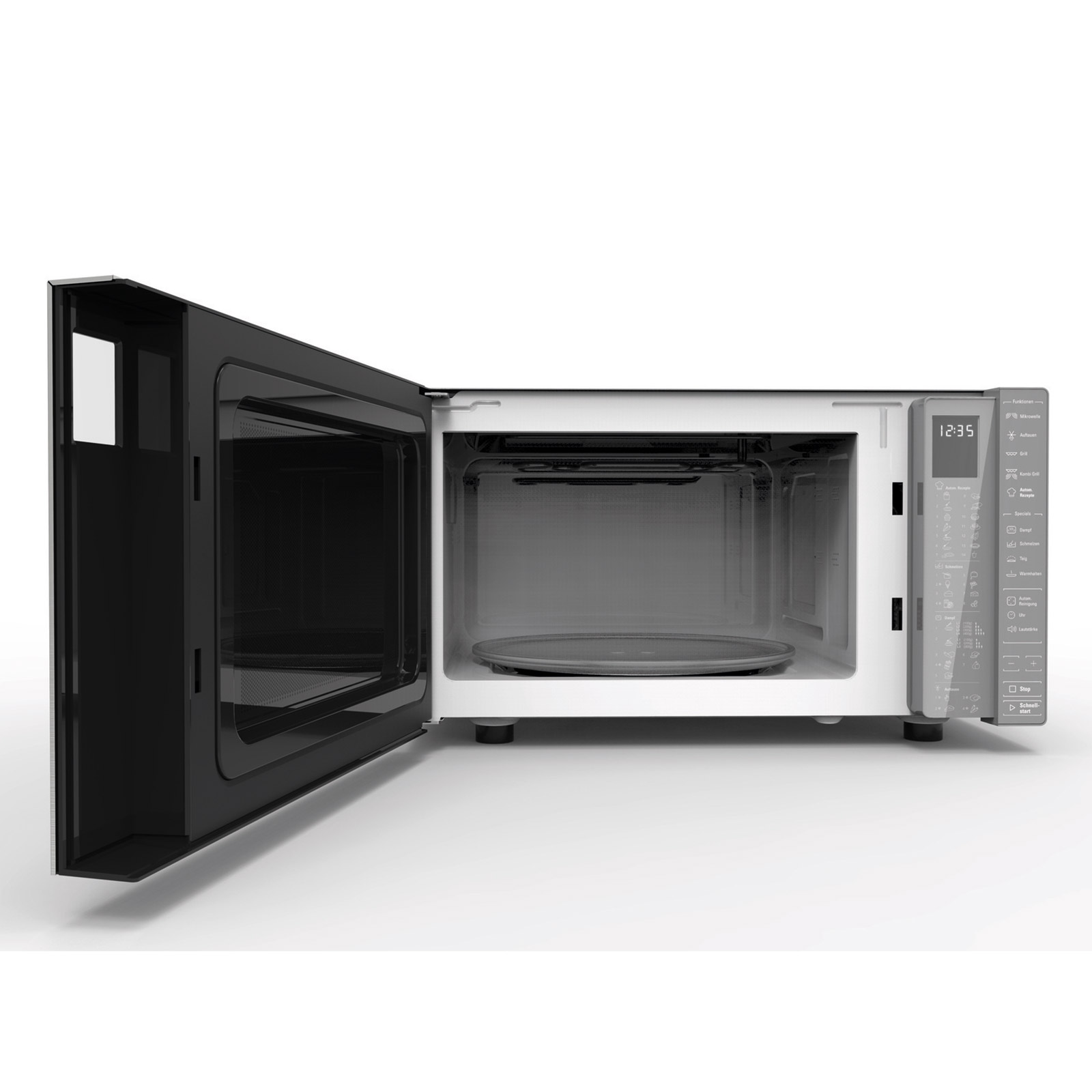 BAUKNECHT Grill-Mikrowelle MW 304 M - grau - 1050 Watt