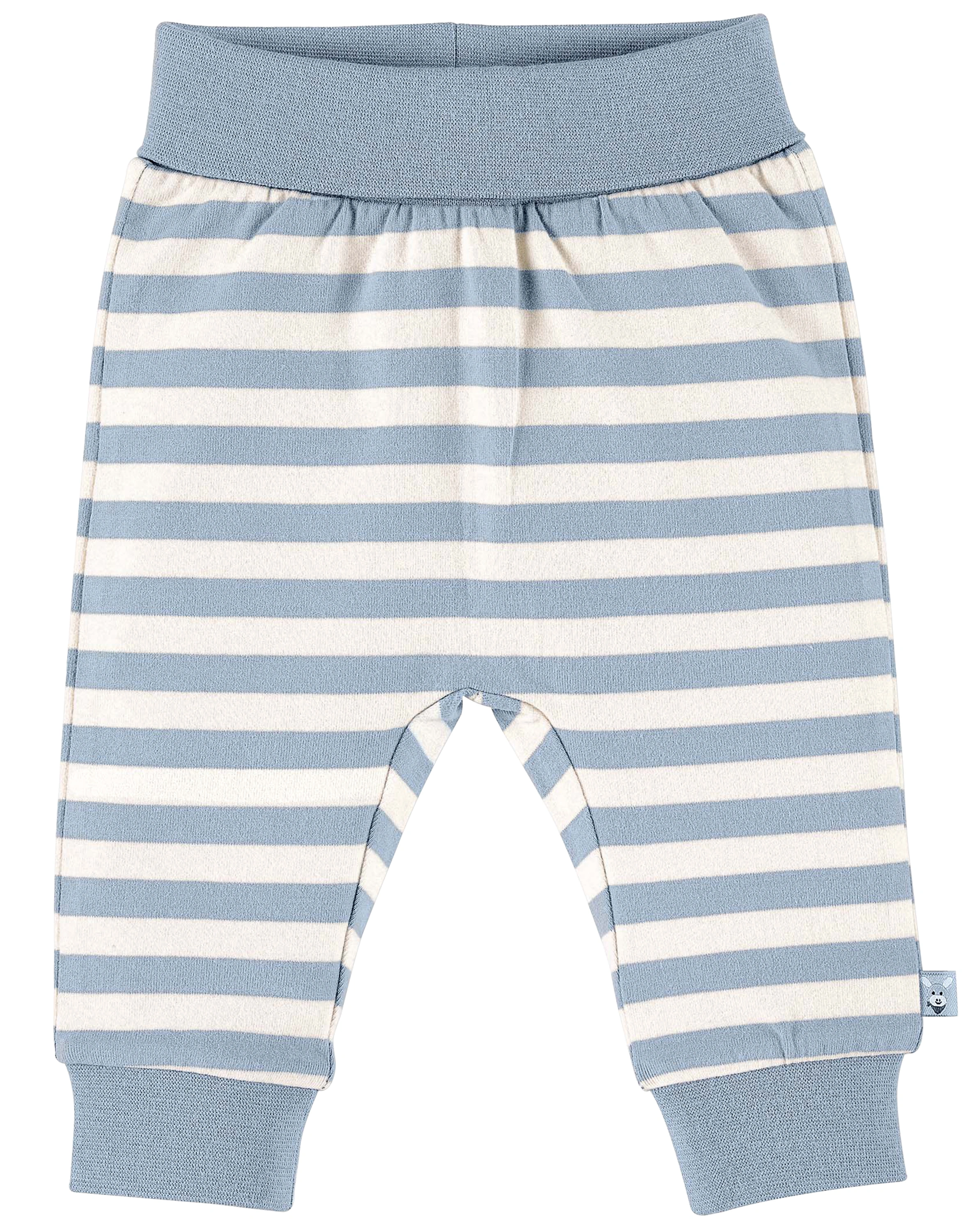 Schlupfhose EMMI COMFORT gestreift in hellblau/beige