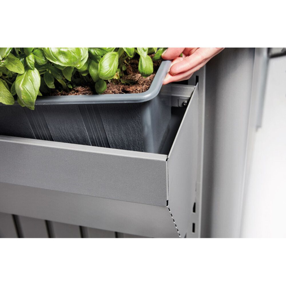 BLOMSTERKASSE BIOHORT FLORABOARD KVARTSGRÅ 2 STK