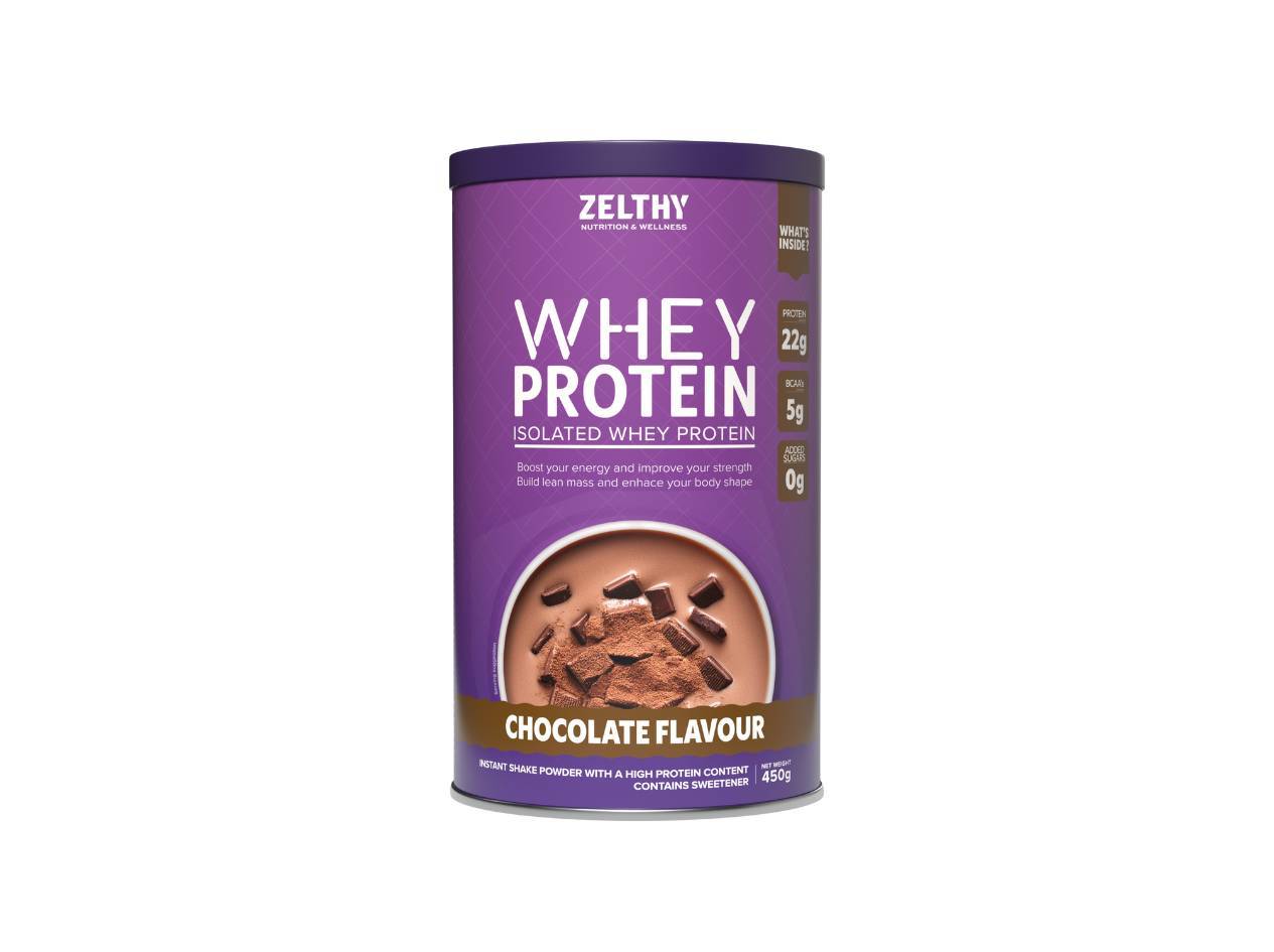 PROTEINA WHEY ISOLADA ZELTHY CHOCOLATE 450G