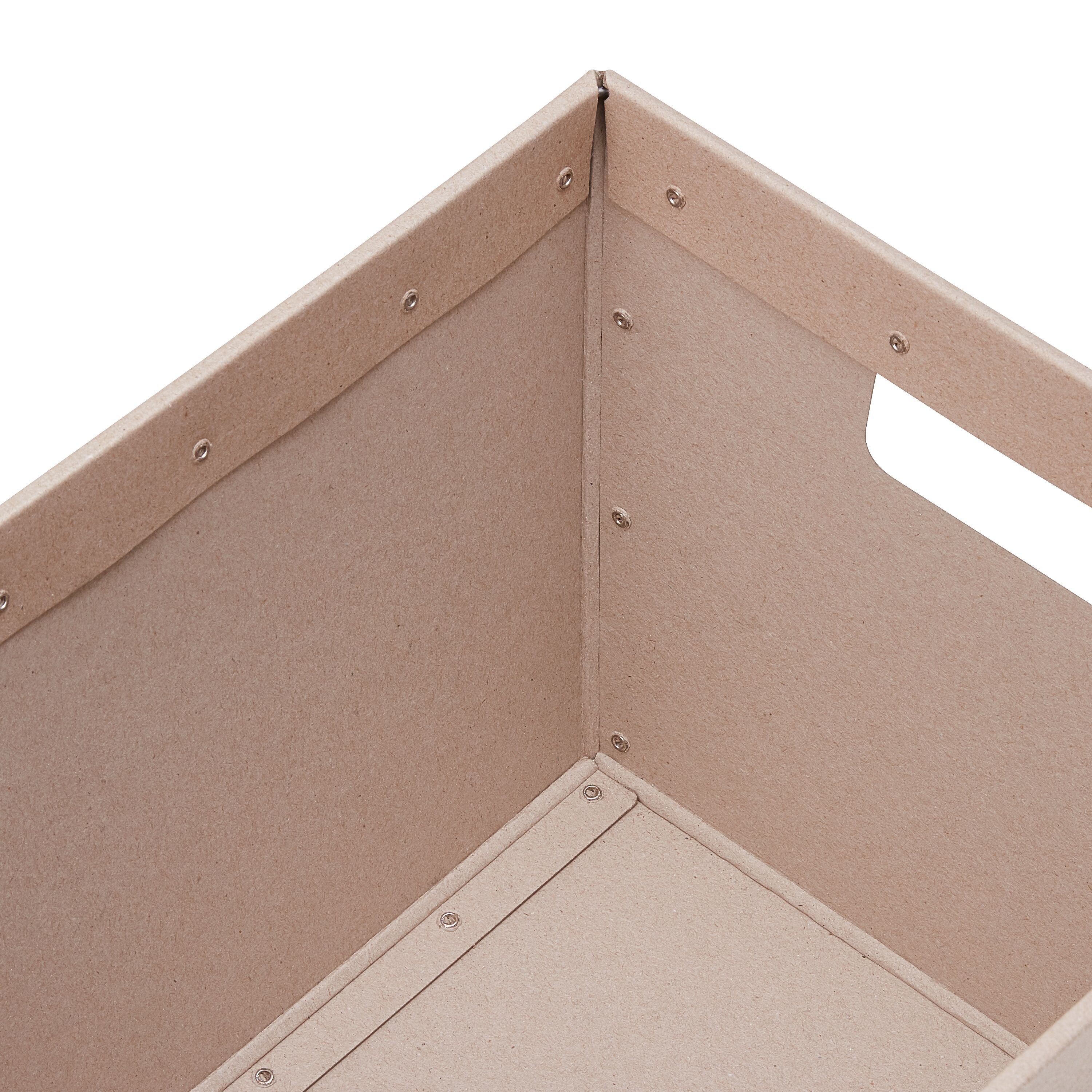 BIGSO Aufbewahrungsbox - Natur / B: 29.5 cm x T: 37.5 cm x H: 23.0 cm