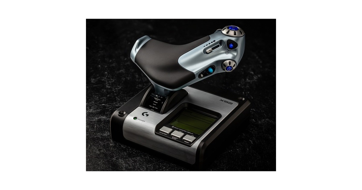 Logitech GSaitek X52 FLIGHT Control System gaming hotas  (Zwart/zilver)
