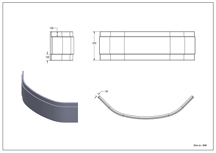 Tablier de baignoire d'angle Horyn L. 130 cm blanc
