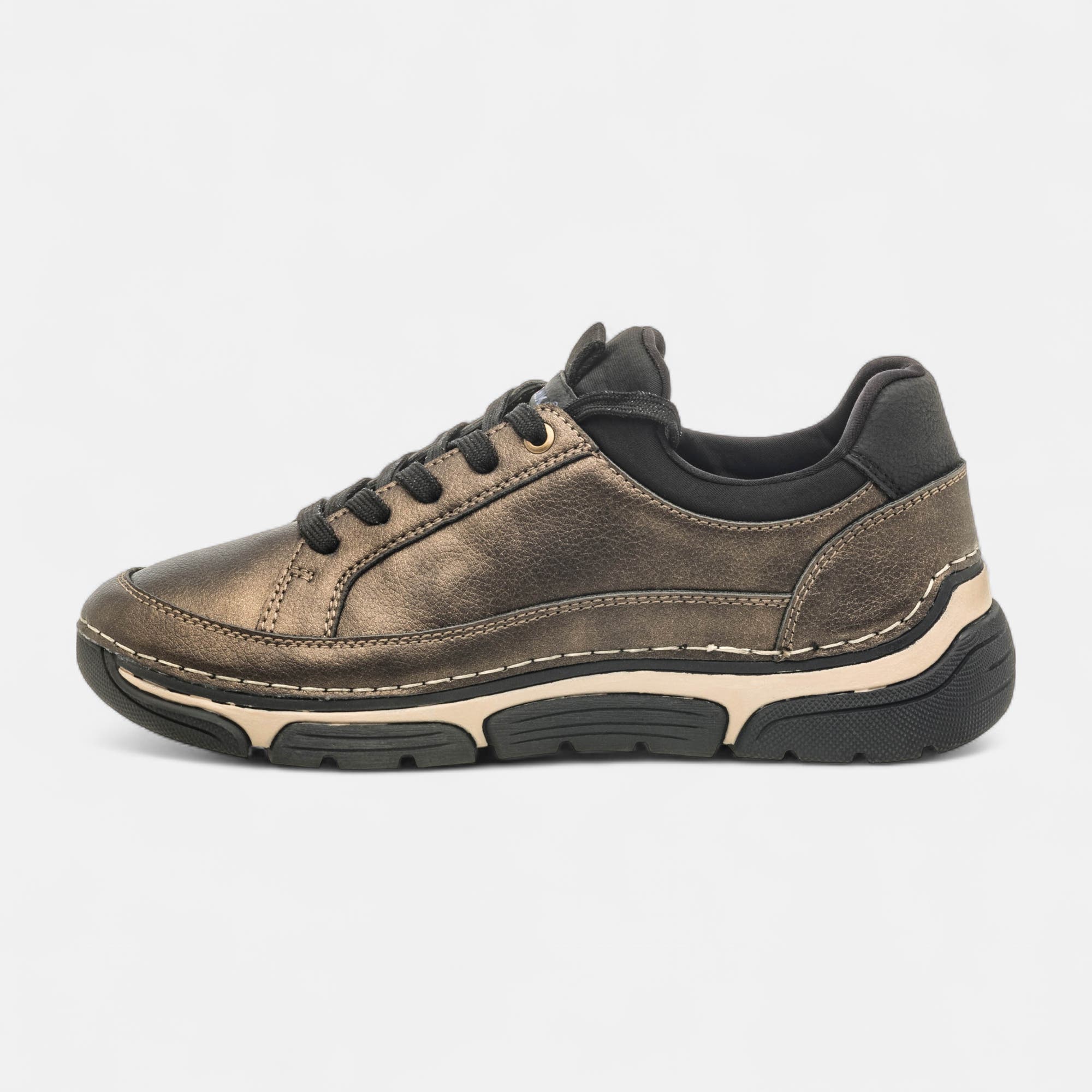 Baskets basses Femme bronze
