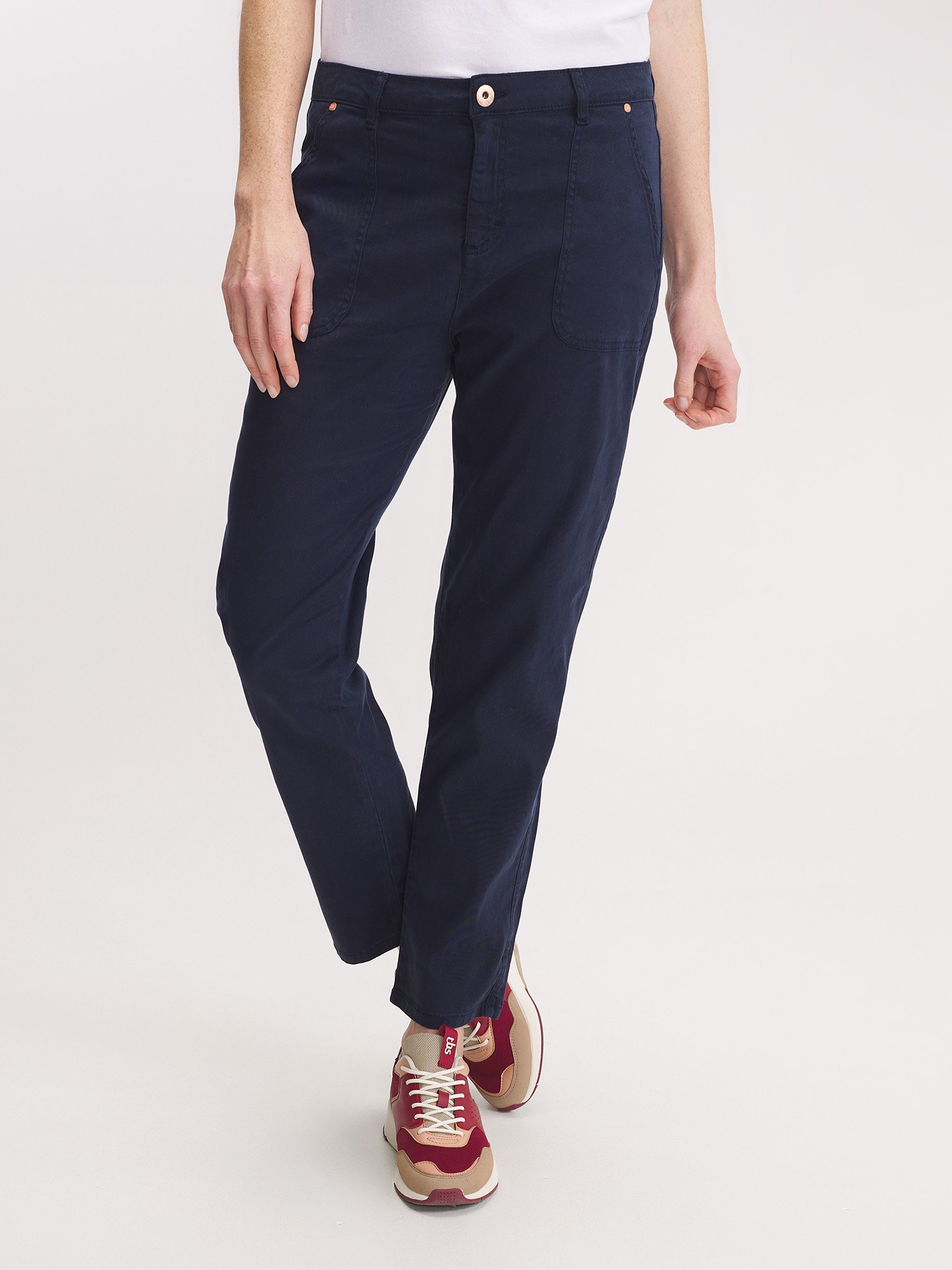 Pantalon Femme Fluide Marine