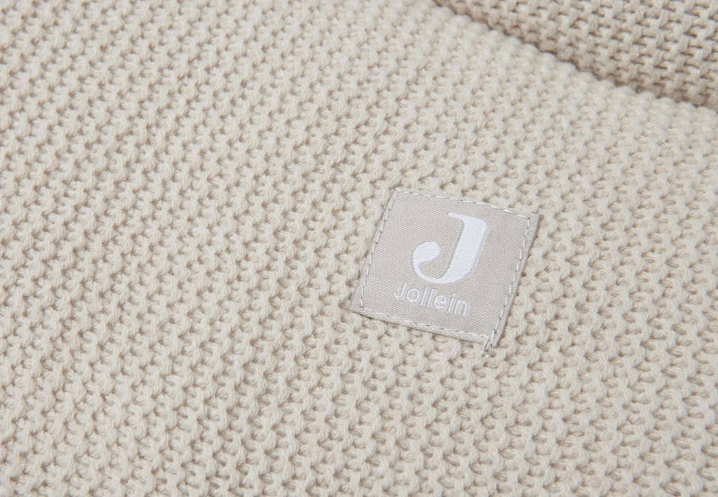 boxkleed Basic Knit rond 95cm Nougat