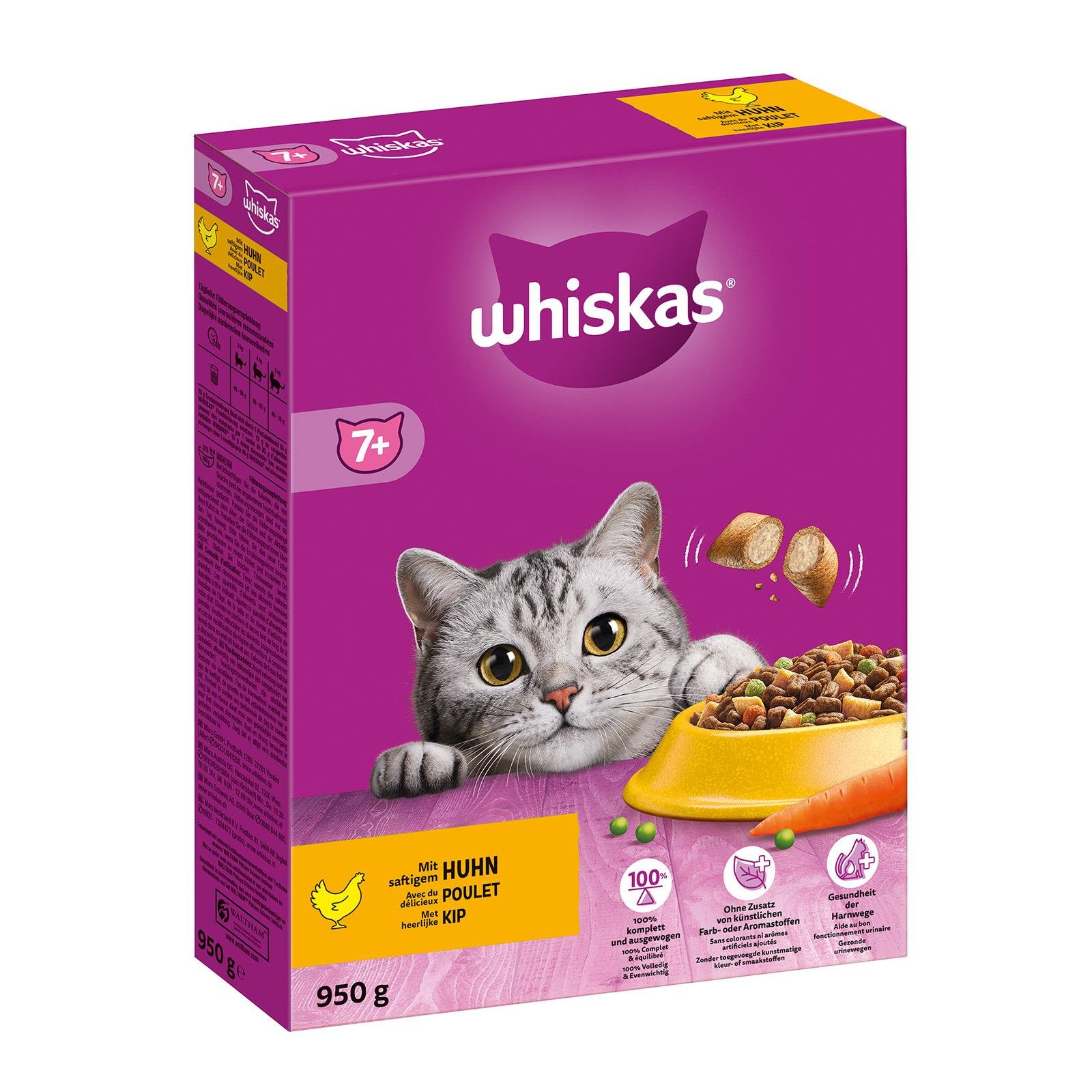 Whiskas Trocken mit Huhn 7+