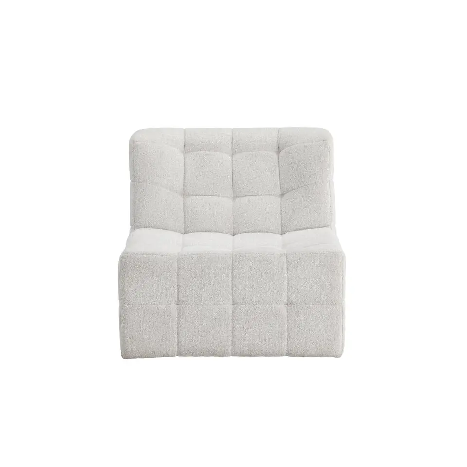 Fauteuil Beige Stof - 80x87x73cm - Malou