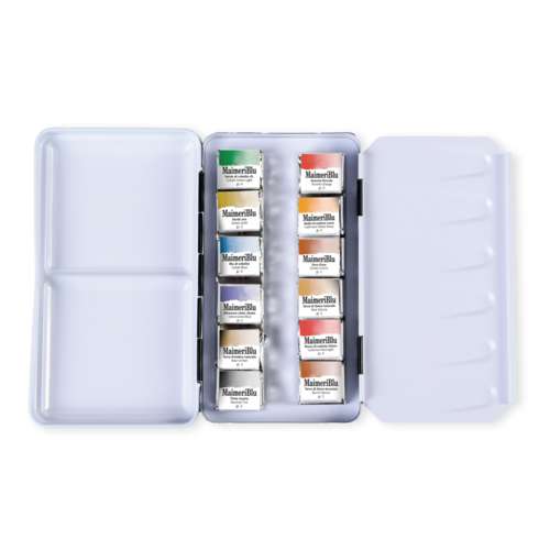 MaimeriBlu Aquarellkasten, 12er-Set