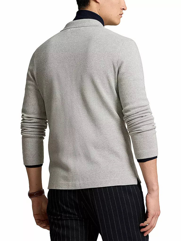 POLO RALPH LAUREN Strickjacke hellgrau