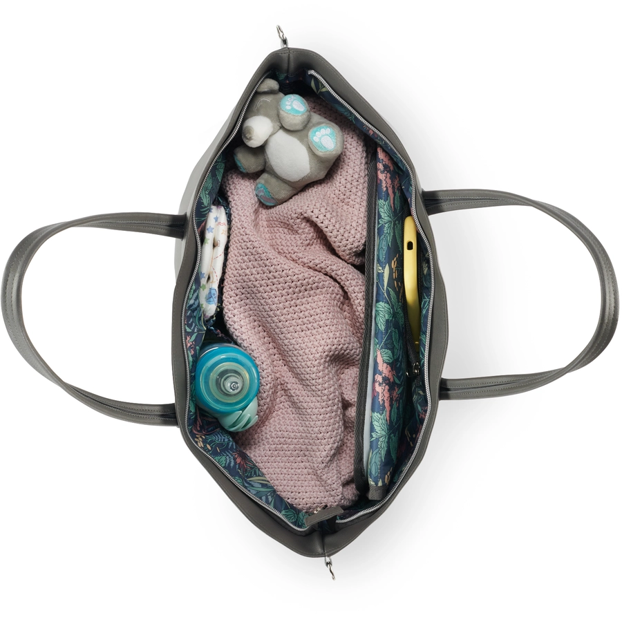 Kinderkraft Kinderwagentasche TREASUREBAG dunkelgraunature vibes