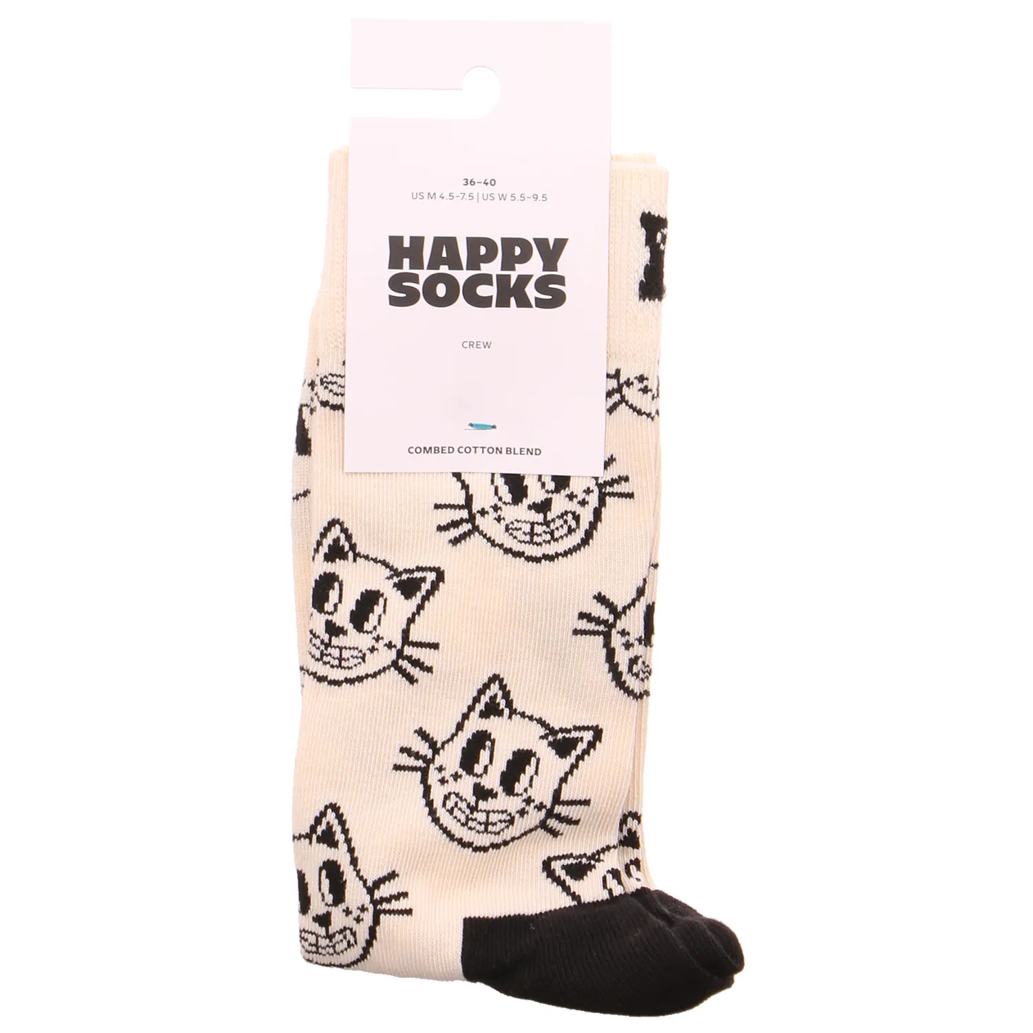 HAPPY SOCKS Freizeitsocken Offwhite Textil