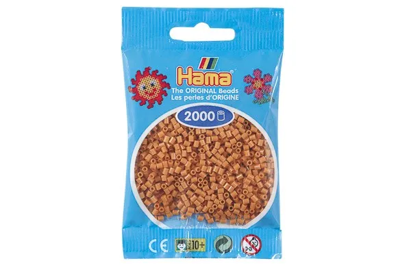 Hama mini perler 2000 stk. lysebrun