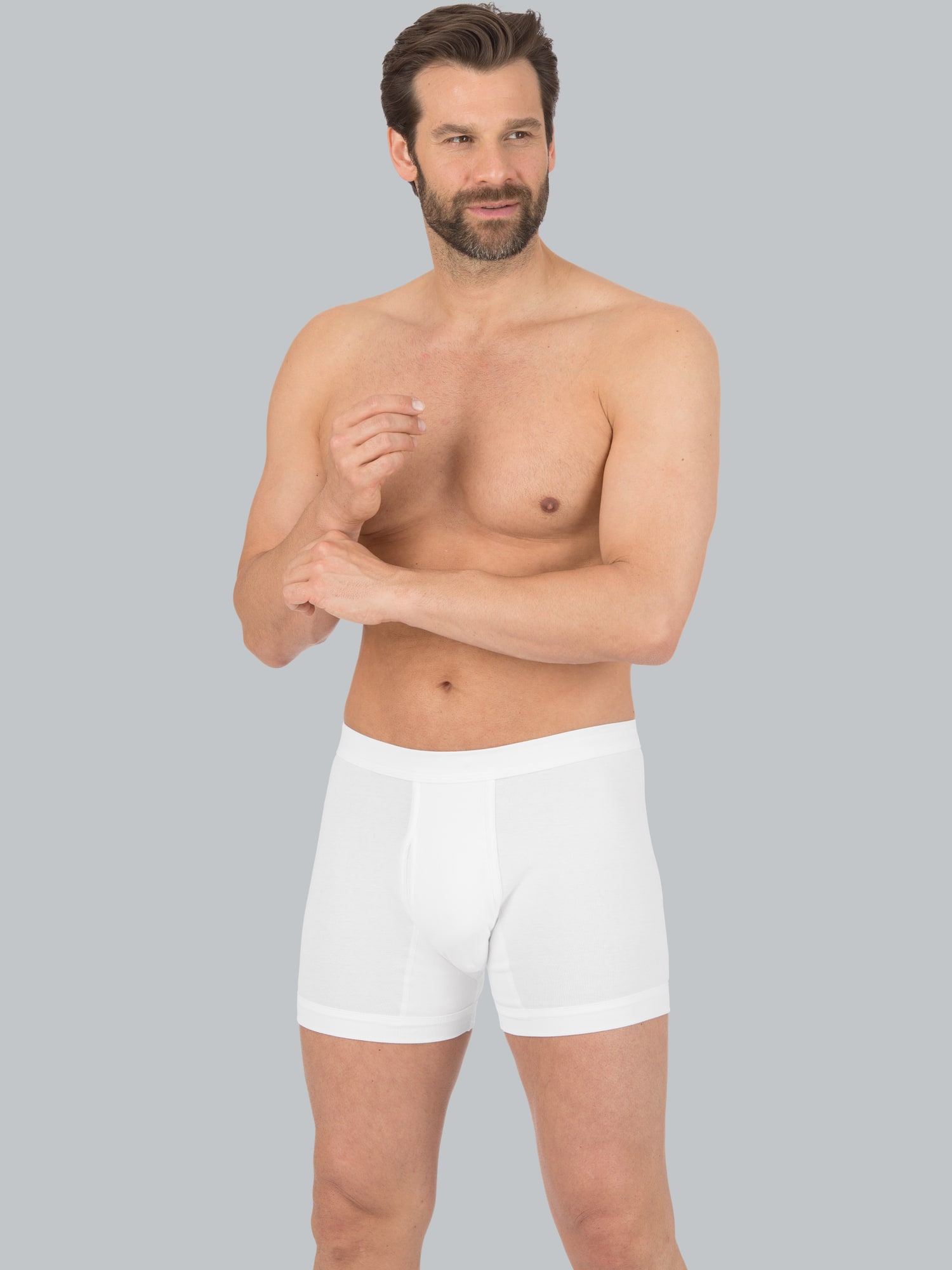 Unterhose Feinripp im Doppelpack Weiss