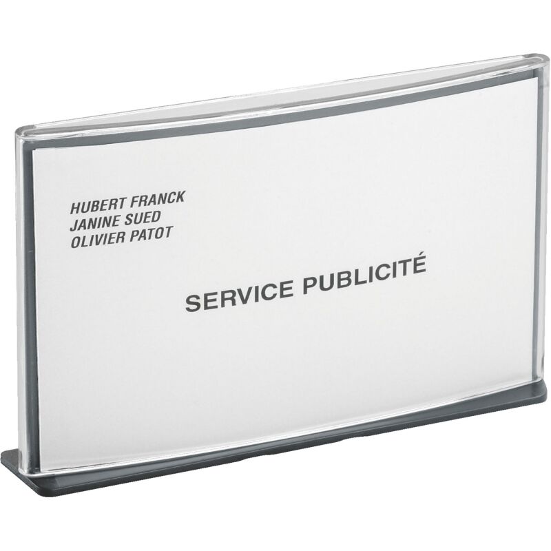 Plaque de signalisation 3 en 1 - format 11 x 15,5 cm