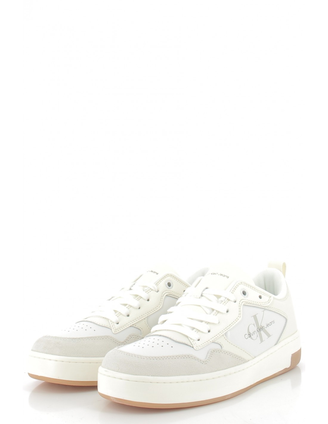 calvin klein baskets de ville femme cupsole low l blanc