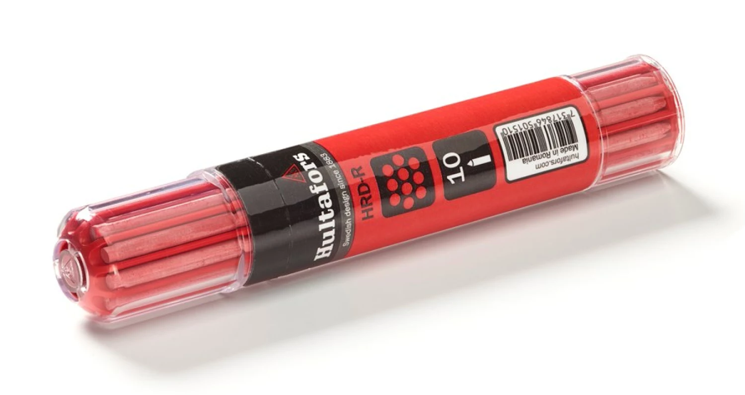 Hultafors HRD-R Vulpotlood navulling (10 st) - Rood